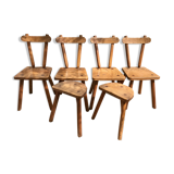 Brutalist oak set