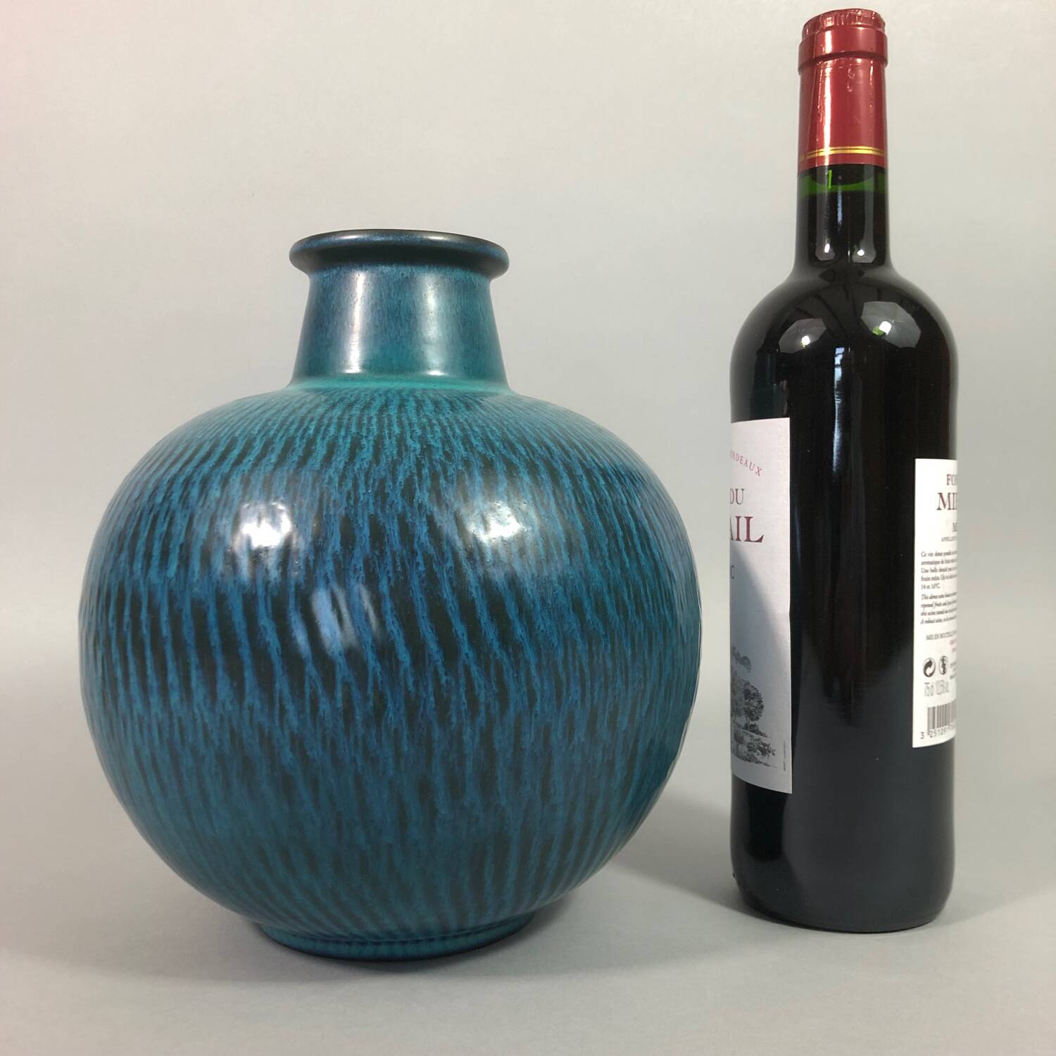 Gunnar Nylund Nymölle BALL VASE Large model 23 cm Scandinavian design