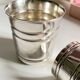 Silver-plated glass and napkin ring by UDNER