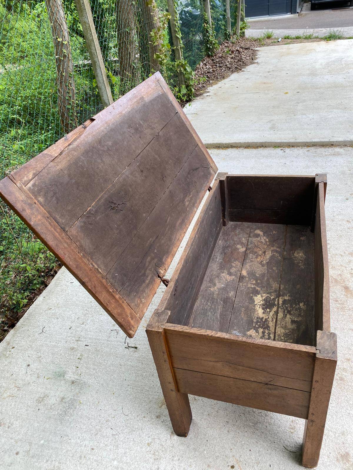Antique 19th century solid oak wood hut
