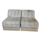 Pair of DS11 armchairs, De Sède edition, 1970.