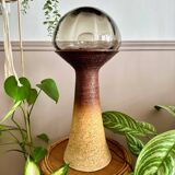 Brutalist designer ceramic lamp