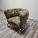 Fauteuil chromé par Jindrich Halabala