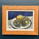 Original Swedish Oil on Panel – “Still Life” by Göran Brunius (1911–2005) – Signed