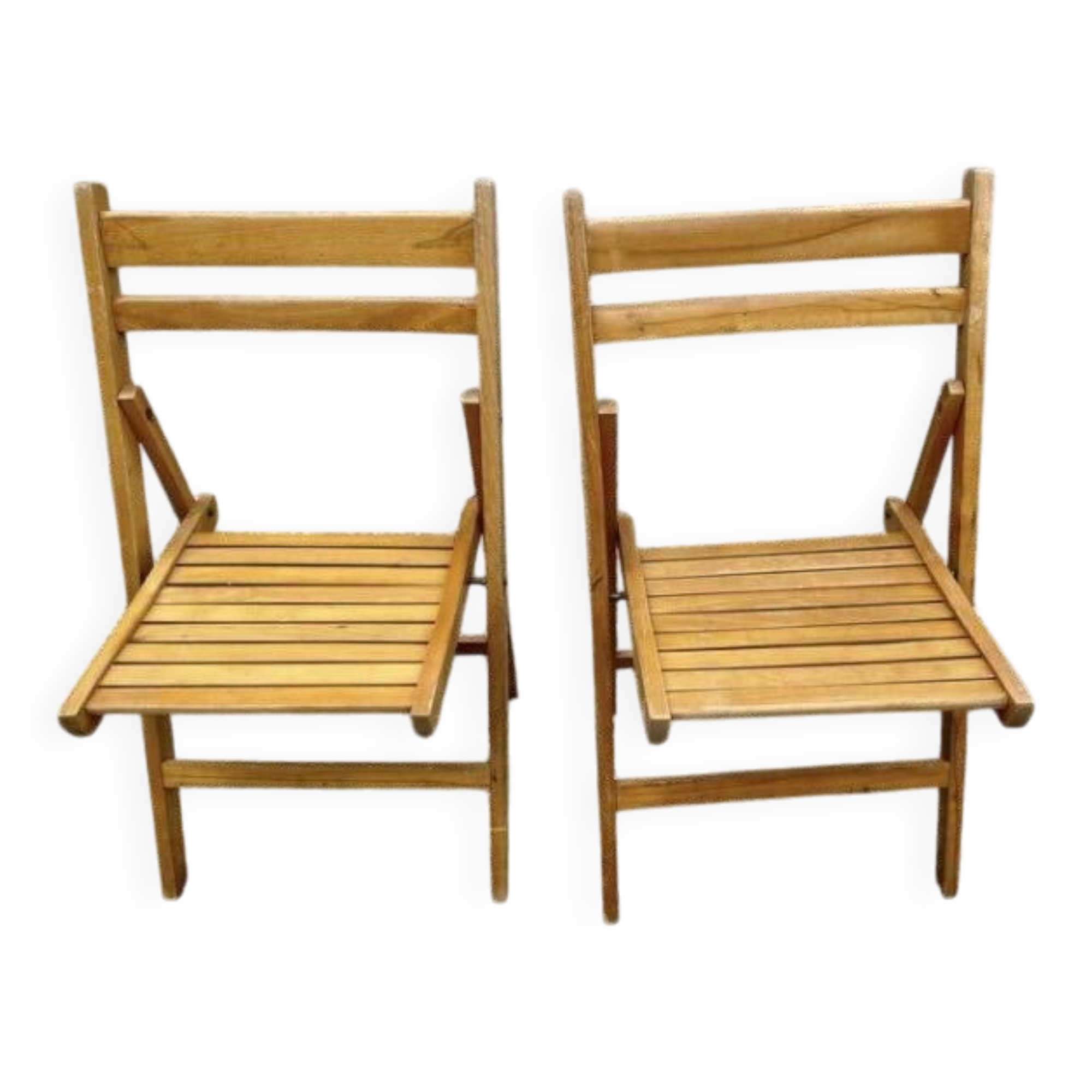 Pair of folding chairs