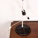 Tilting desk lamp in white metal 1960.