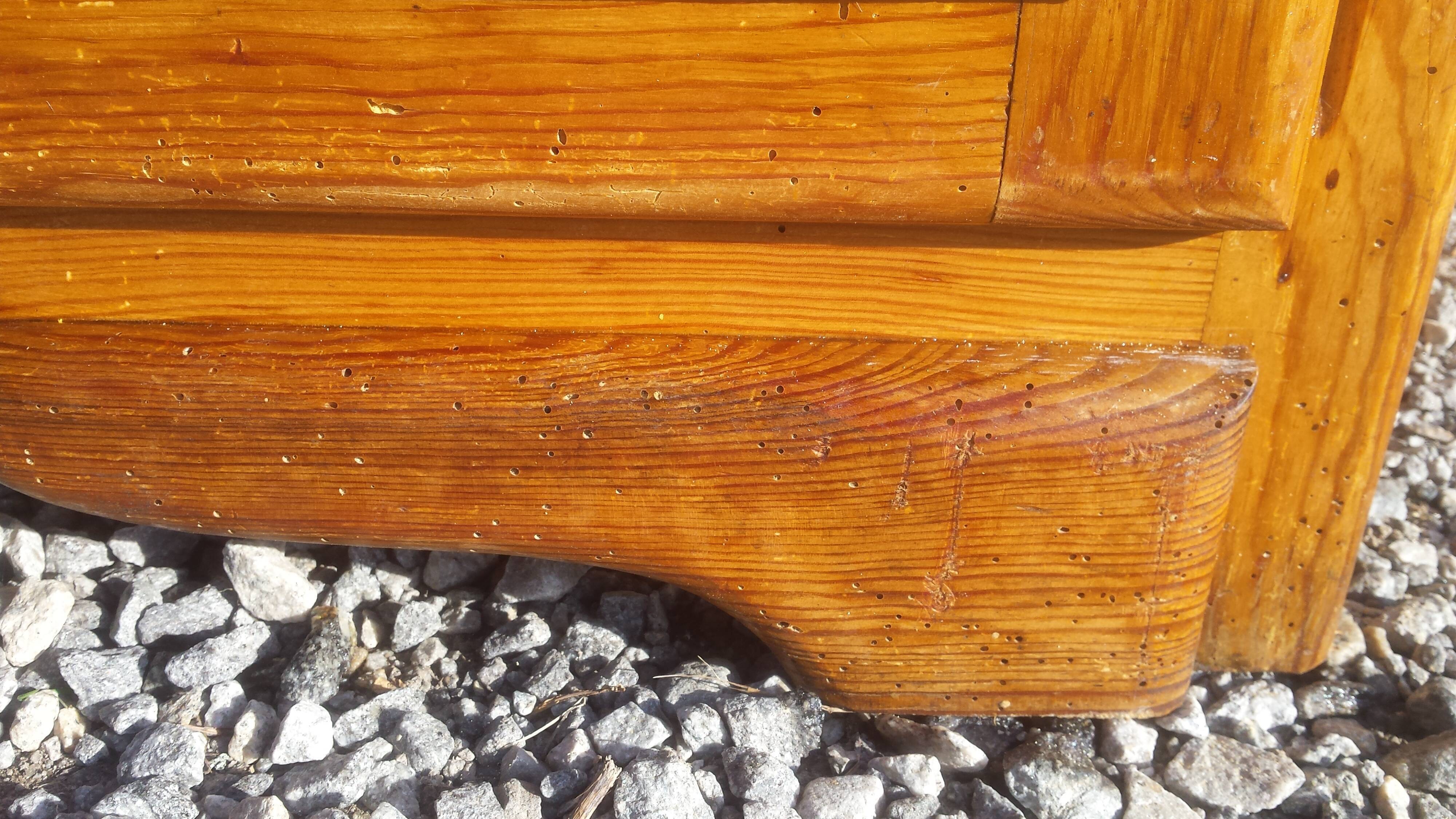 Mado sideboard in solid wood, wooden top