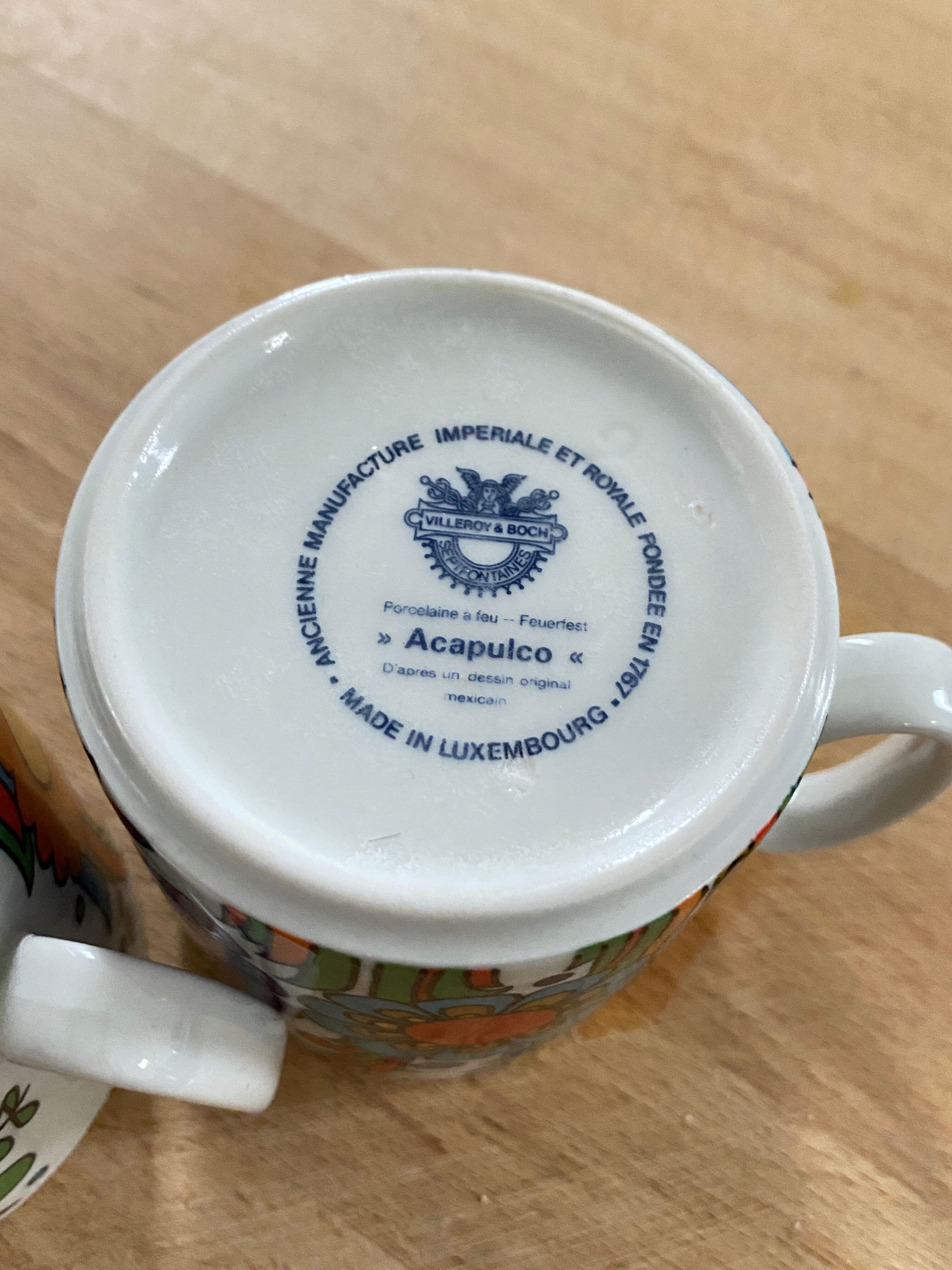 Lot de 2 mugs Acapulco de villeroy et boch