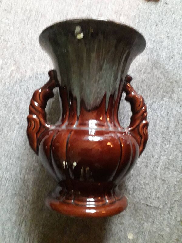 Vase vintage signé ADP