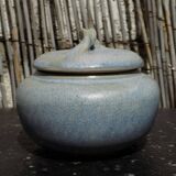 Blue ceramic box