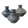 Trio de vases vintage en céramique