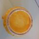 Yellow pitcher Sarreguemines Digoin vintage 60s slip