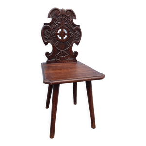Chaise alsacienne ancienne