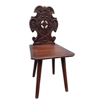Chaise alsacienne ancienne