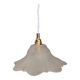 Vintage frosted glass lampshade pendant light