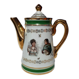 Cafetière Napoléon en porcelaine