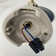 Pair of old vintage blue enamelled wall lamps
