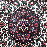 Tapis Bakhtiar en laine, noué main, à décor floral, 315 x 202 cm