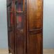 Louis XV style bookcase in walnut, oak and beech circa 1880