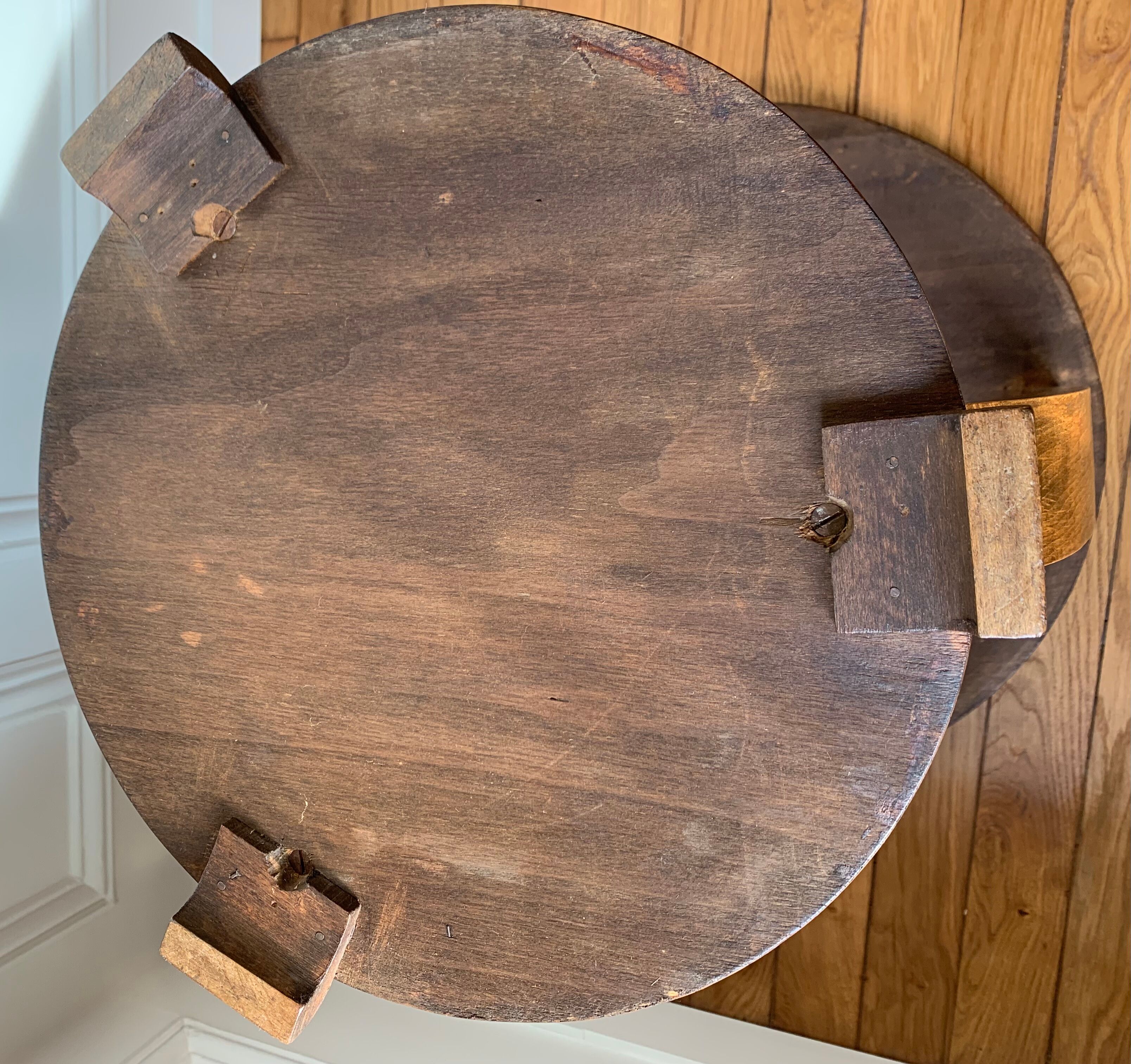 Pedestal table art deco