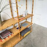 Large rattan shelf 1960