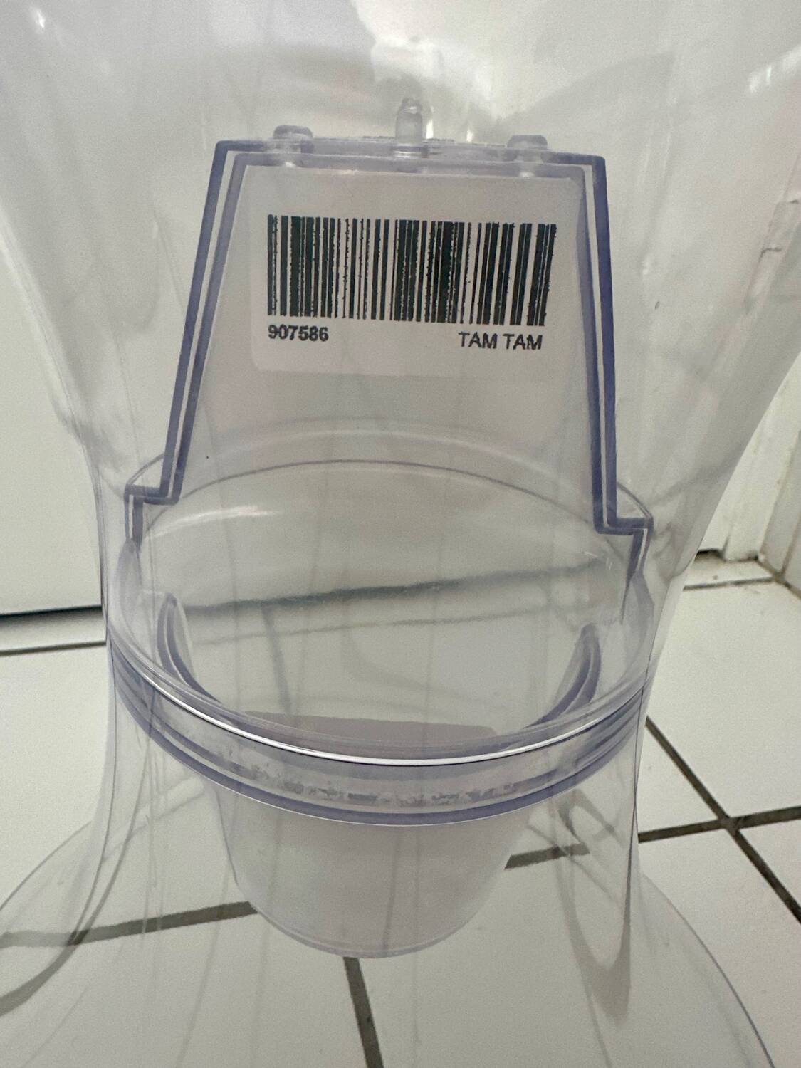 Tam Tam stool Henry Massonet vintage design transparent