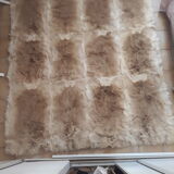 Big goat hair rug 215x235cm