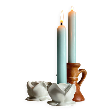 BOUGEOIRS Porcelaine et Grès VINTAGE