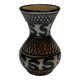 Ceramic vase hand painted decor ethnic tribal decoration handcrafted pottery handmade