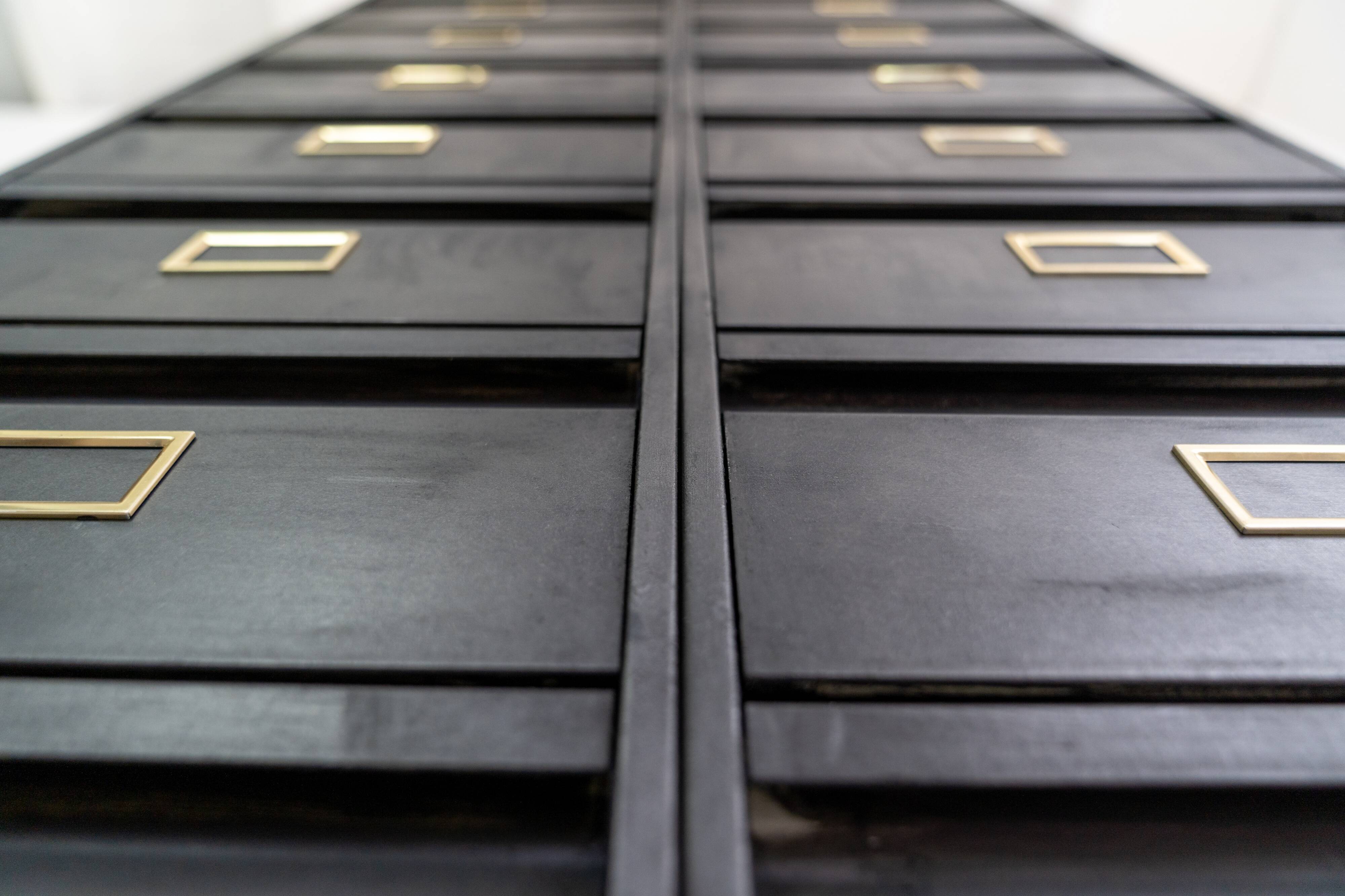 Furniture with valves 20 metal boxes