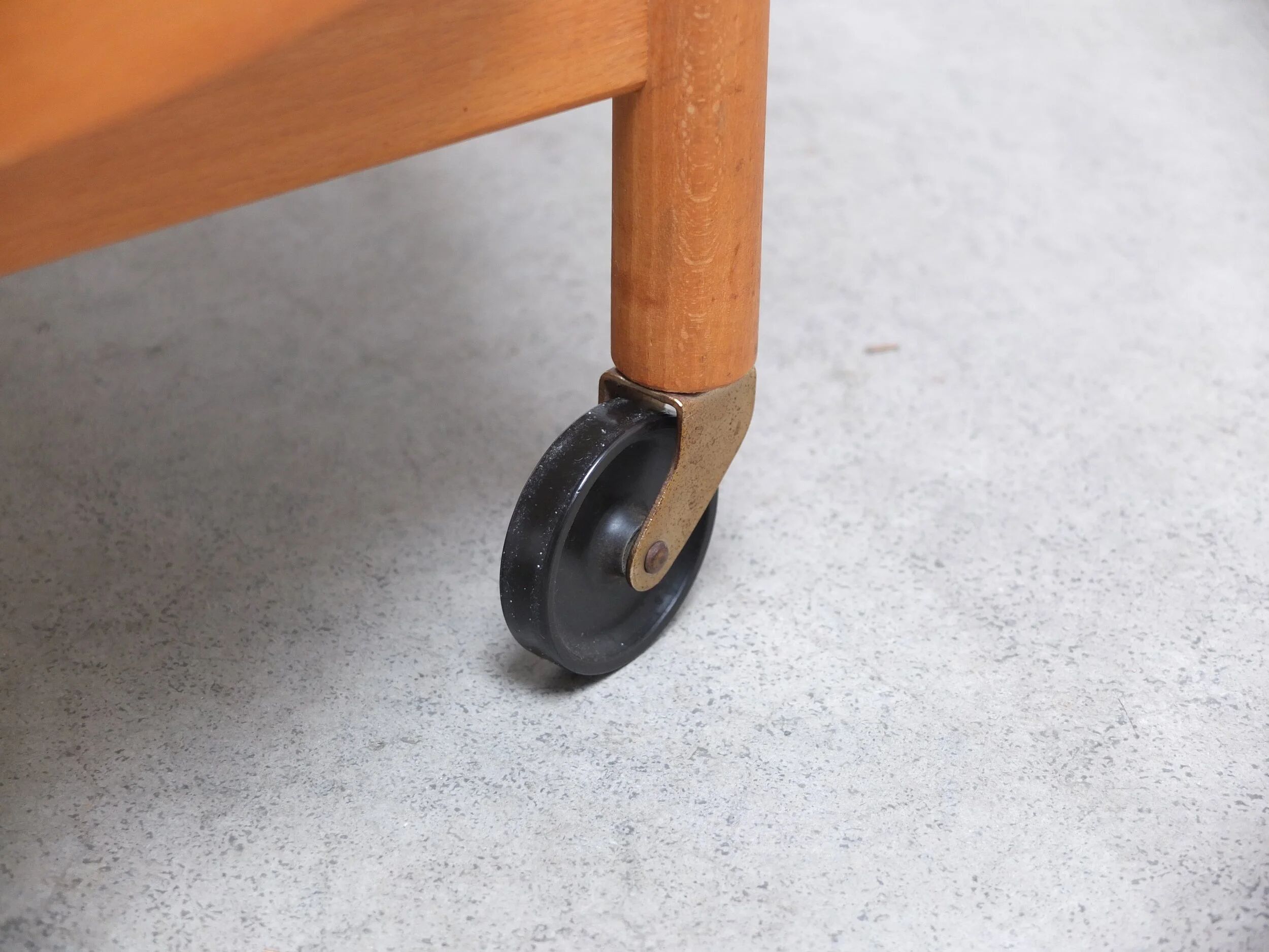 Serving trolley with reversible trays by Hans Bølling for Torben Ørskov, 1960s