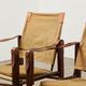 Kaare Klint Pair of Safari Chairs for Rud Rasmussen Denmark 1960s