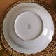 Round dish in Bavaria Porcelain, White and Gold
