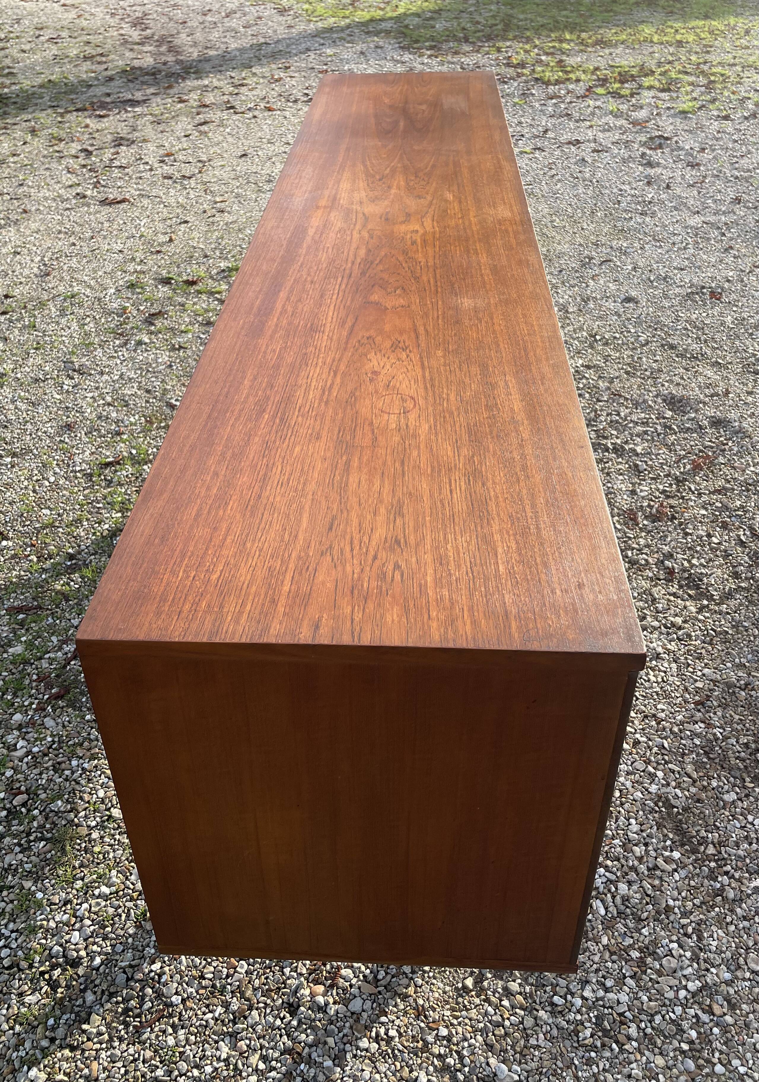 Scandinavian teak row