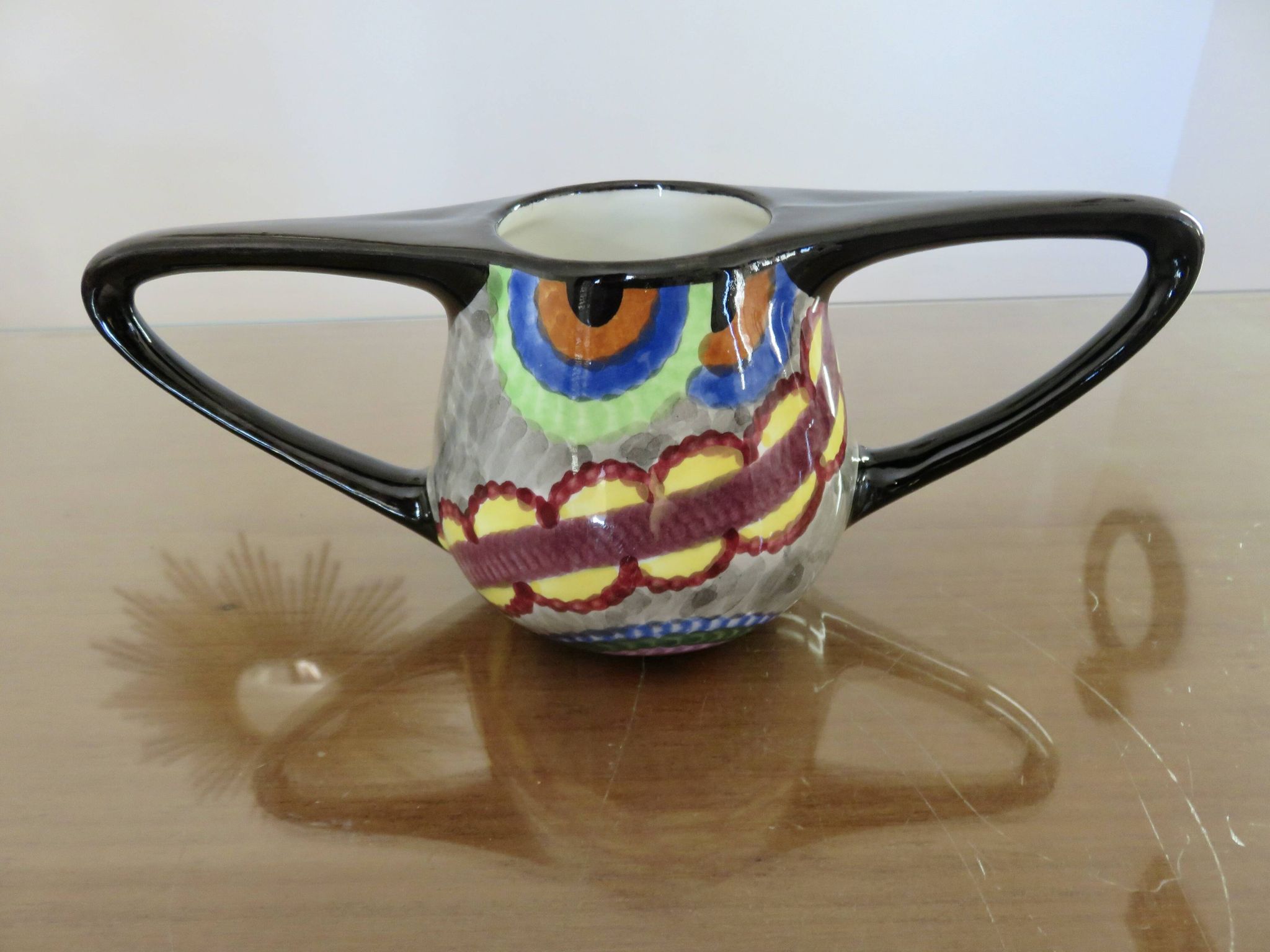 Vase Eva Zeisel, Schramberg pottery, Gobelin 1 model, Art Deco, Bauhaus