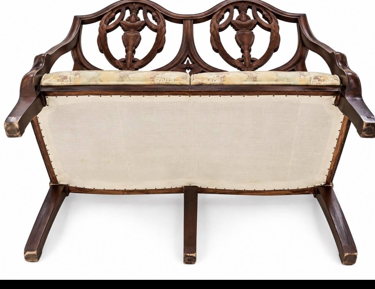 Set of carved wooden armchairs - Classic style - Chiniot, Pakistan