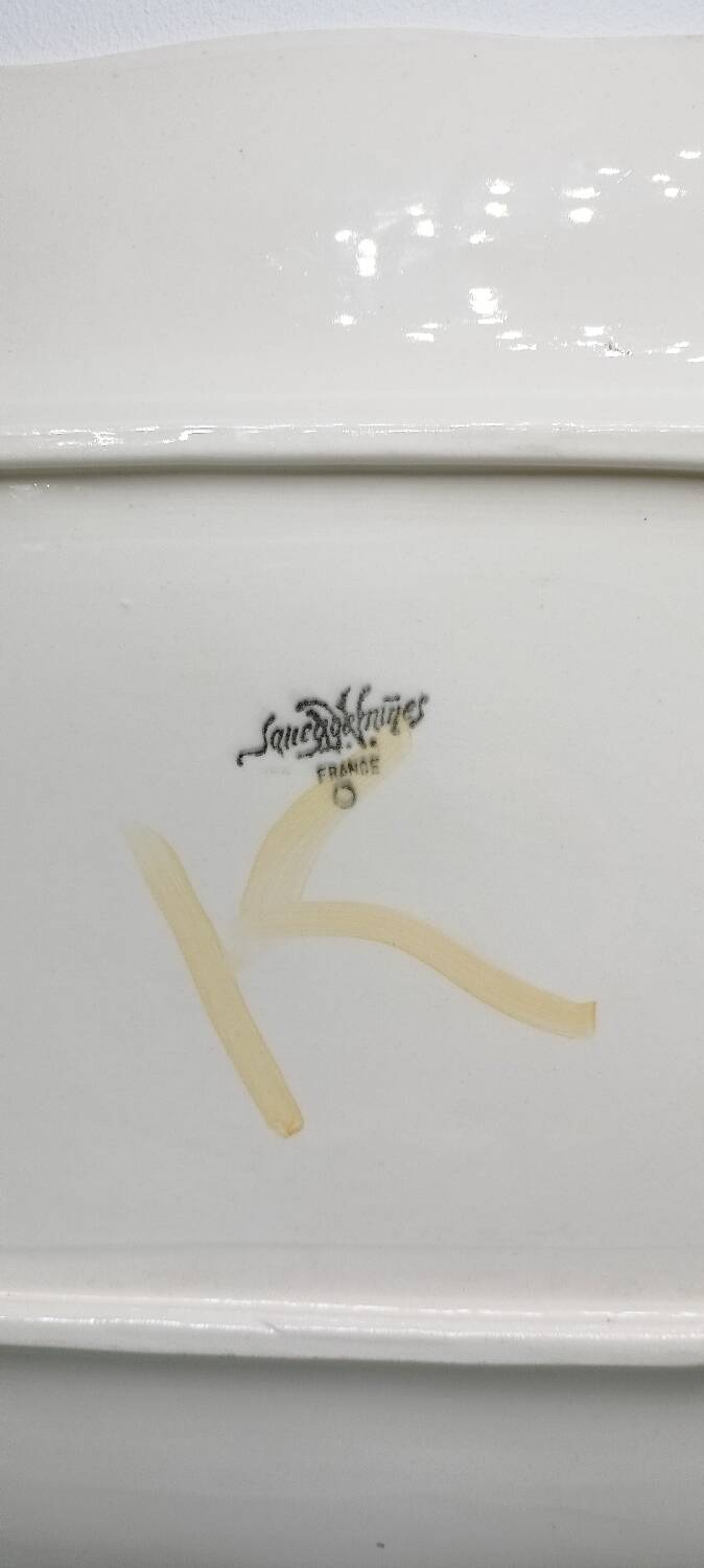 Old Sarreguemines dish