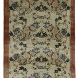 ONE-OF-A-KIND TURKISH HANDWOVEN VINTAGE RUG - RUSTIC VINTAGE CHARM 200X 104