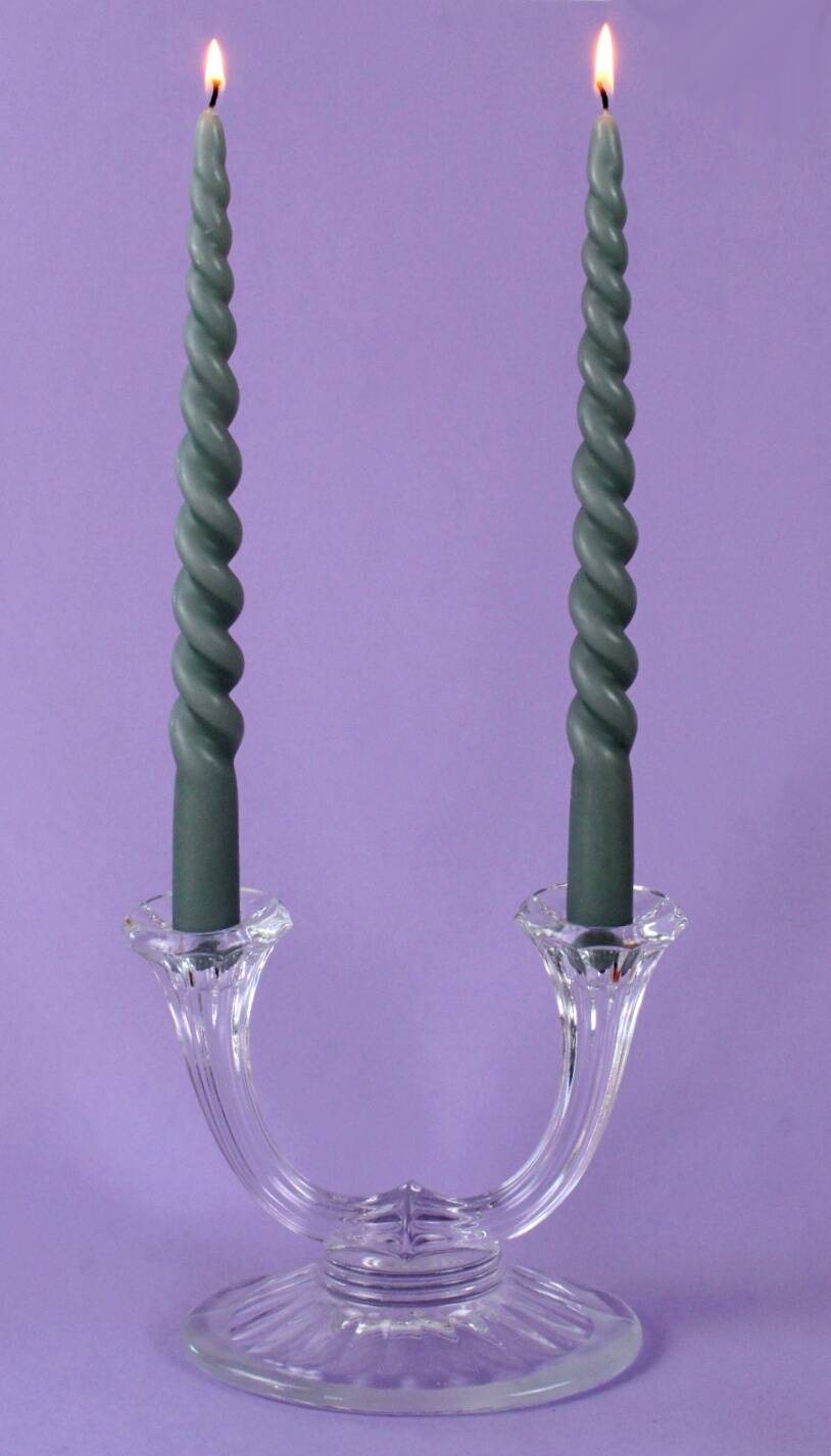 Art Deco style glass chandeliers