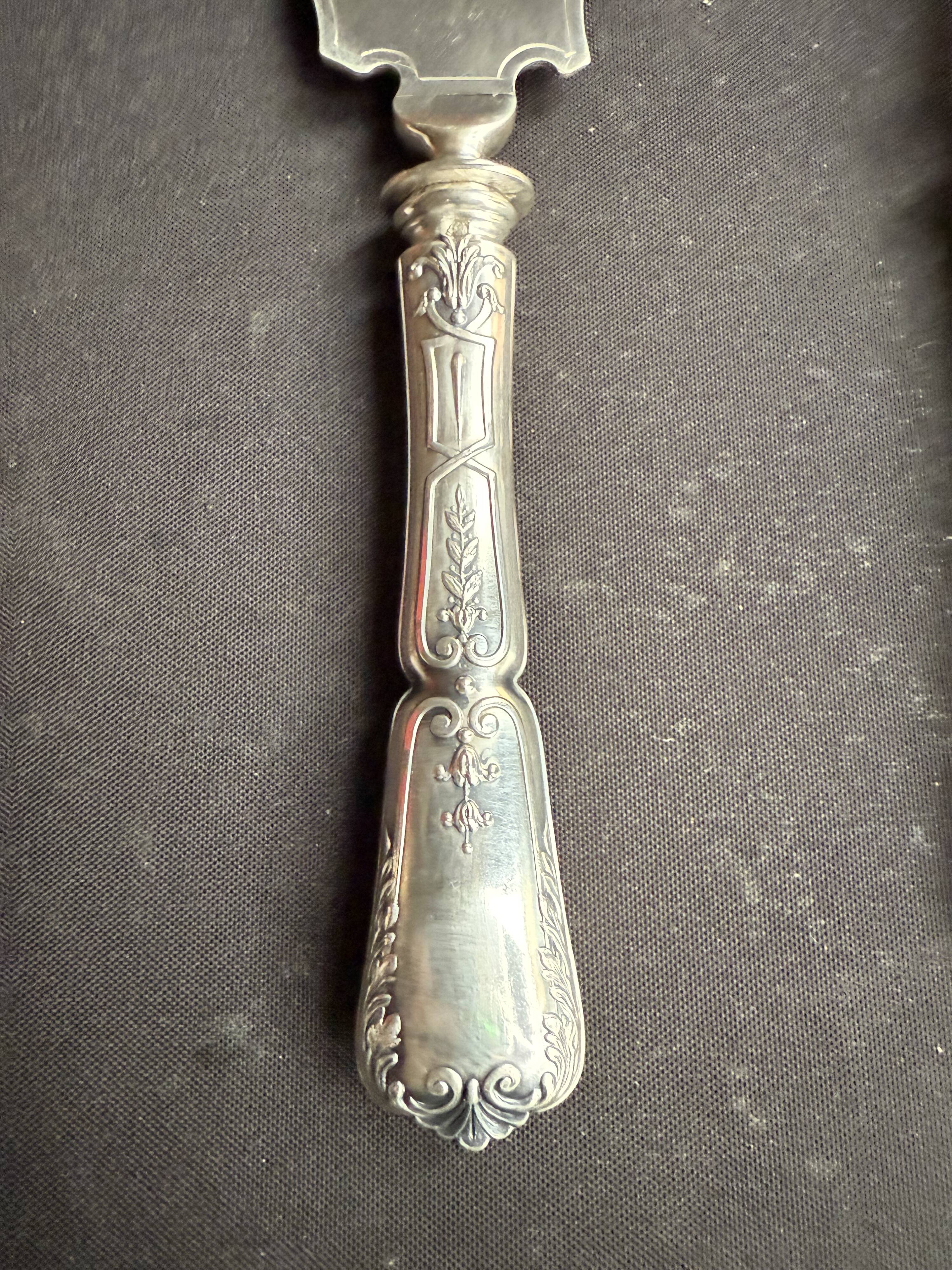 Fish serving cutlery – Silver – Société du Louvre