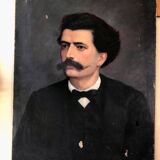 Portrait of a man, oil on canvas, 19th century