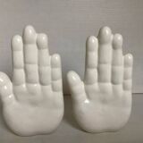 Pair of hand bookends