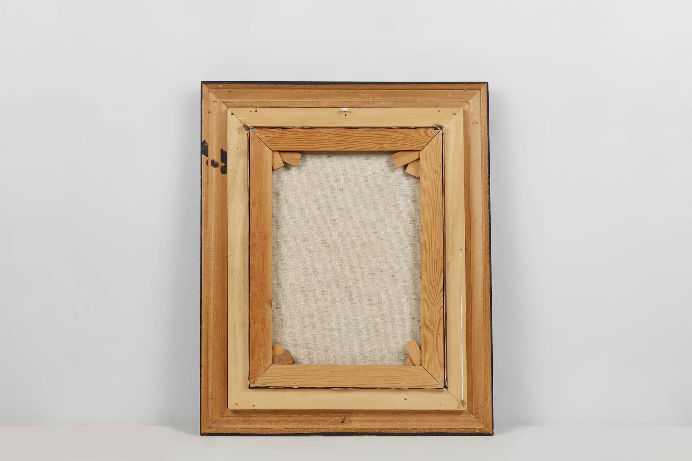 Signed Belgian painting of a still life with a bouquet of flowers, ca. 1950