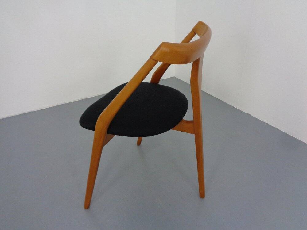 Mid-Century Tripod Beech Chair, 1960s