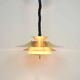 Lampe suspendue à pendentif en disques dorés Vitrika