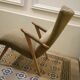 Zig Zag Chair taupe Scandinavian years 50/60