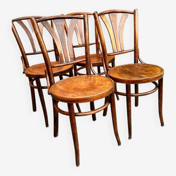 4 bistro chairs 1950