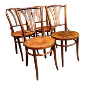 4 bistro chairs 1950