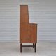 1960s, Danish chest of drawers with a mirror inside, original condition, teak wood.