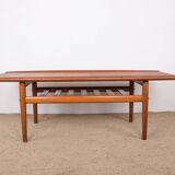 Danish Teak coffee table, two levels, by Grete Jalk for Glostrup Mobelfabrik 1960.